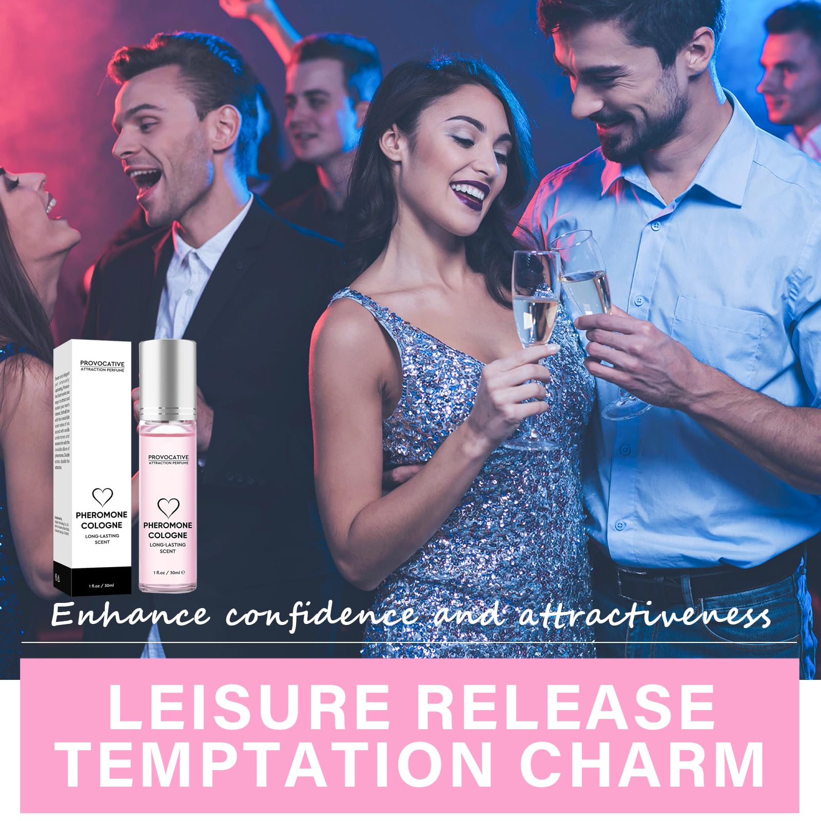 Woman wearing Pasobass perfume in lifestyle scene exuding confident freshness