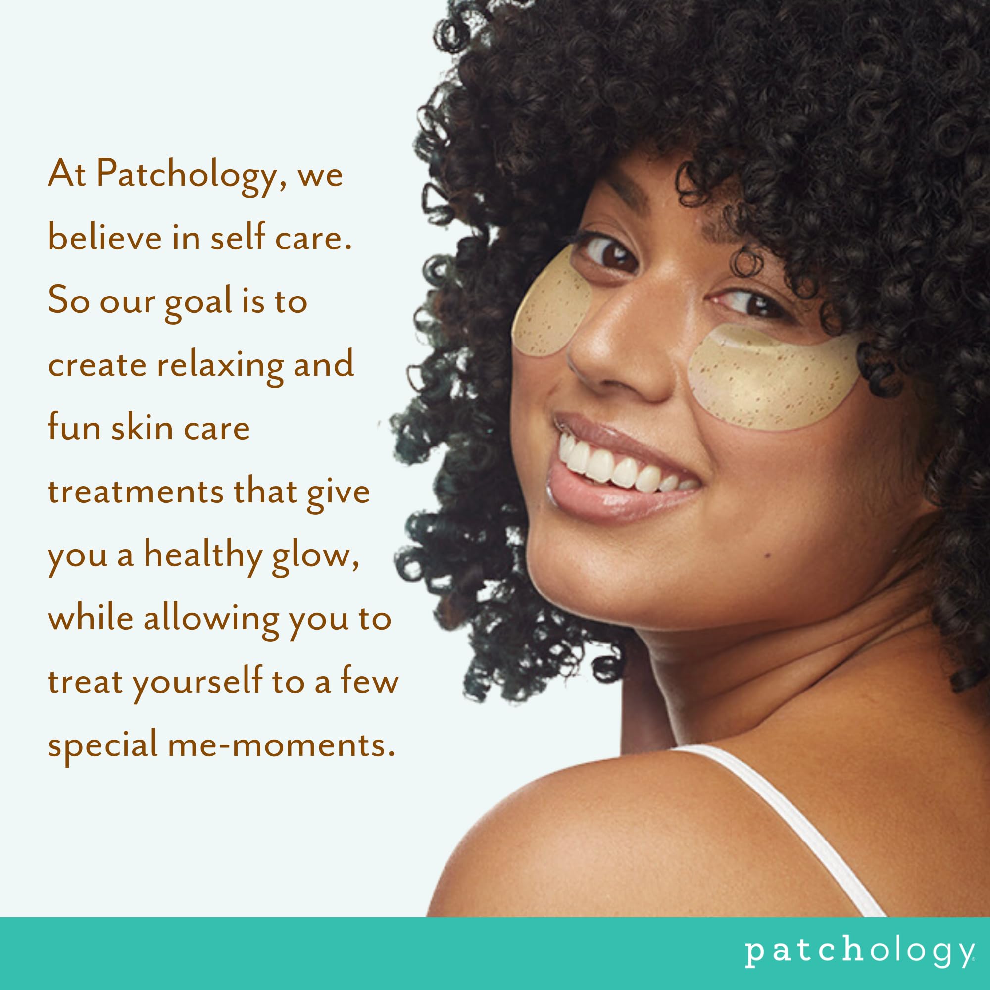 Patchology patches used in morning routine showing wake-up refresh benefit