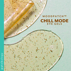 Patchology single green gel patch close-up highlighting cooling texture