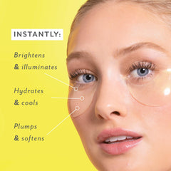 Patchology serum texture on fingertip showing hydrating, plumping benefit