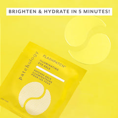 Patchology single gel patch close-up highlighting smooth adhesion and brightening