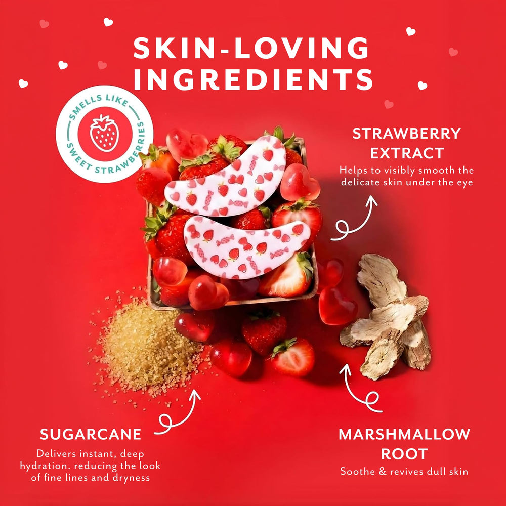 Patchology limited-edition strawberry design packaging ideal for gifting