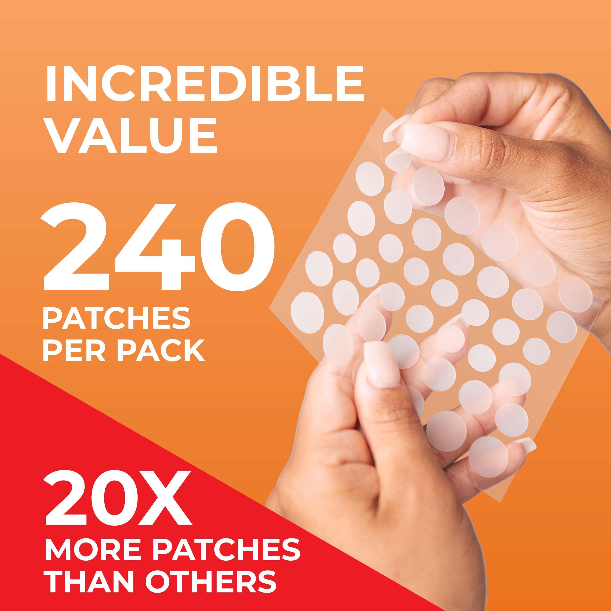 PatchRx close-up of hydrocolloid texture highlighting absorption