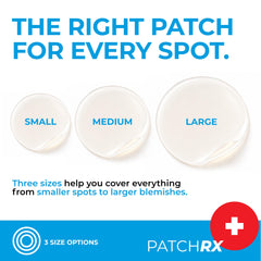 PatchRx texture detail of hydrocolloid surface highlighting discreet, low-profile wear