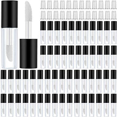 Patelai front view of 100 mini lip gloss tubes showing compact set and convenience