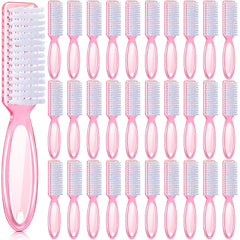 Patelai front view of 30-piece pink brush pack showing quantity and handles benefit