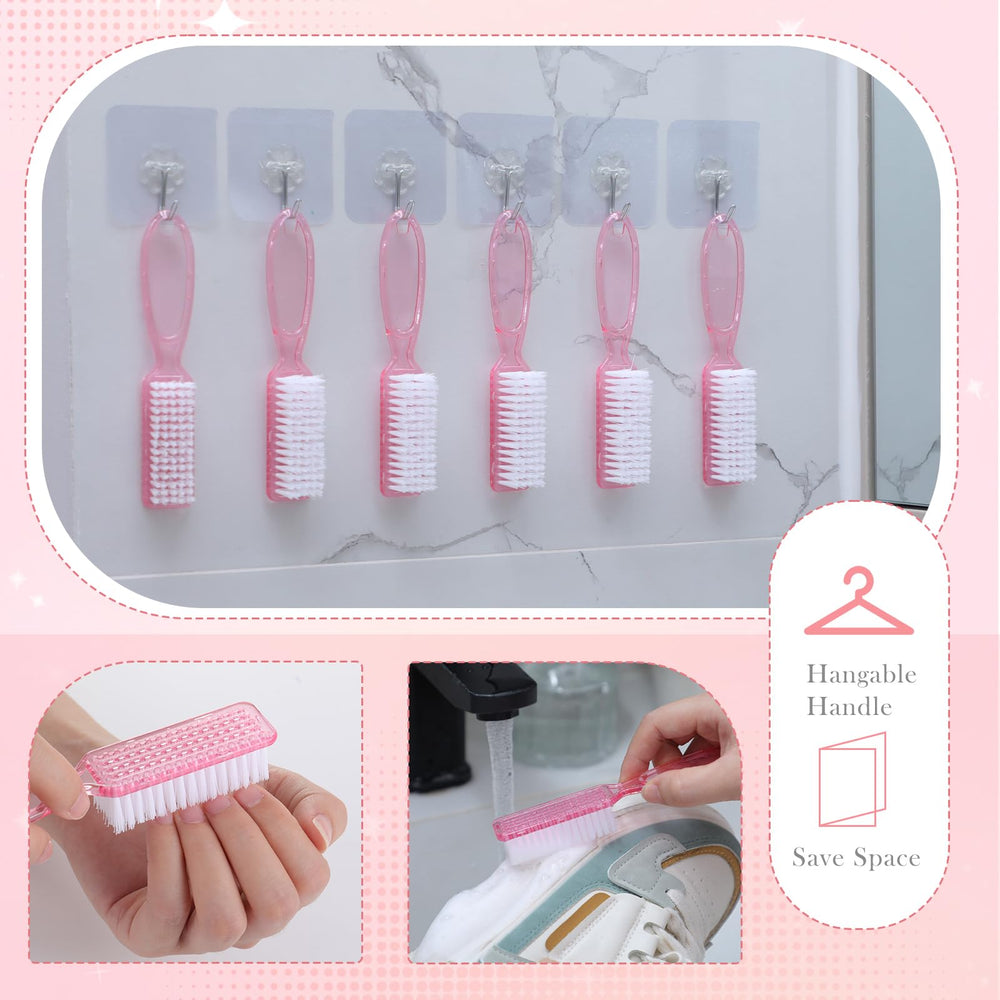 Patelai brush next to hand showing size and ergonomic reach benefit