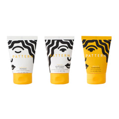 PATTERN Hydration Shampoo texture close-up showing rich oils and moisturizing sheen for soft curls