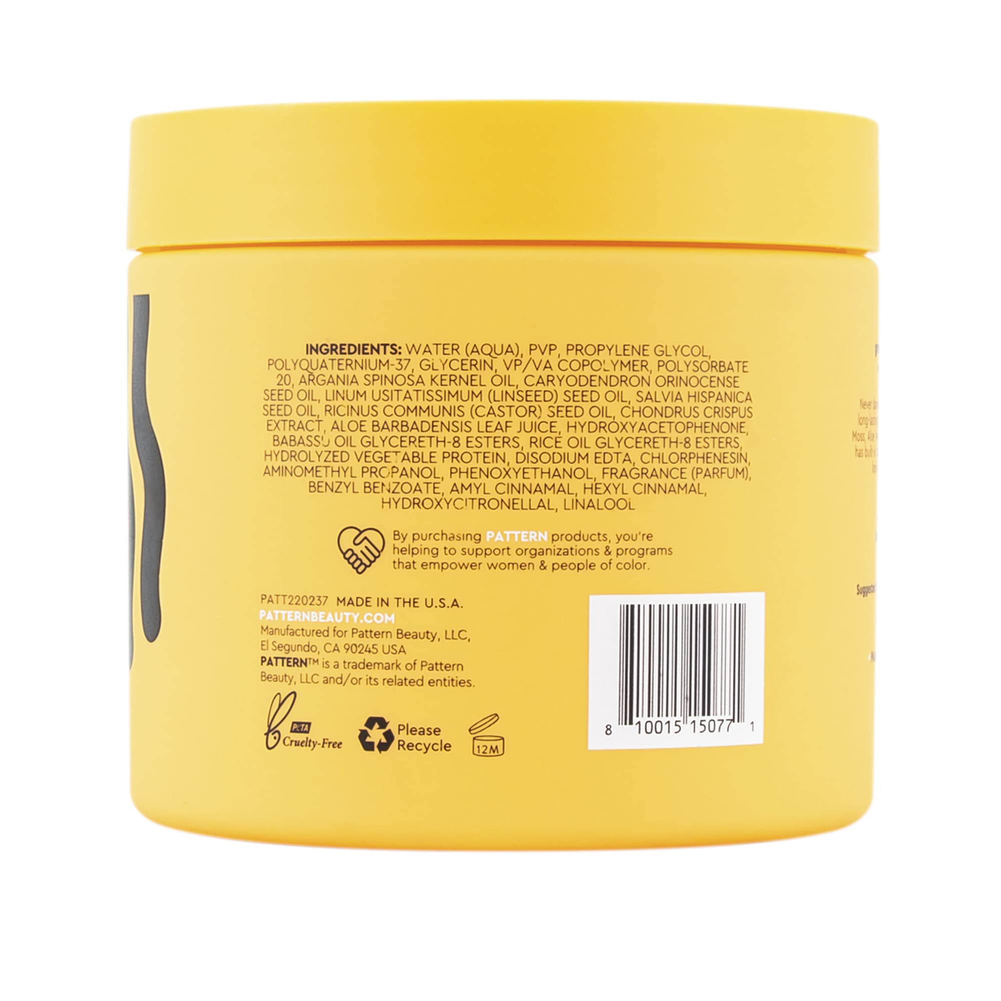 PATTERN 15 oz jar next to common items to show actual size and real-world scale