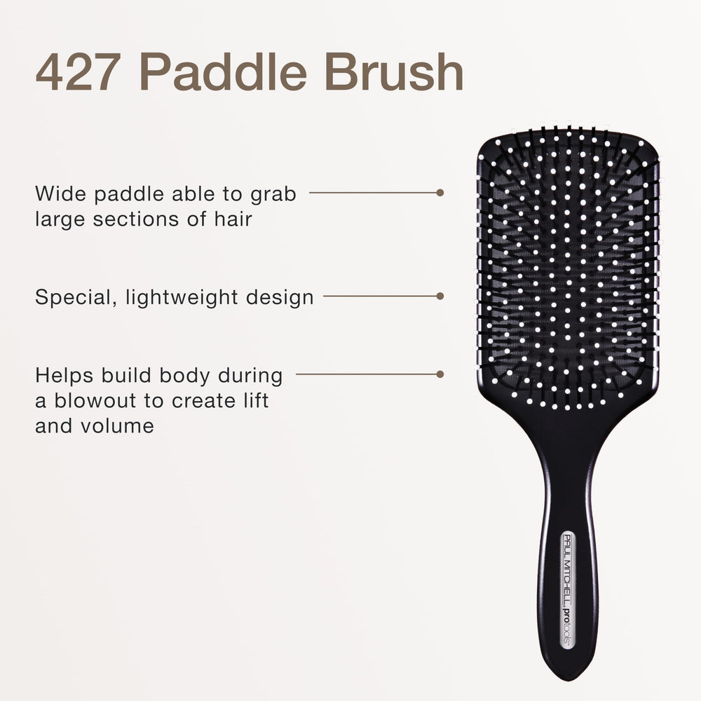 Paul Mitchell 427 bristle close-up detailing smooth glide and gentle tension