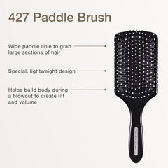 Paul Mitchell 427 bristle close-up detailing smooth glide and gentle tension
