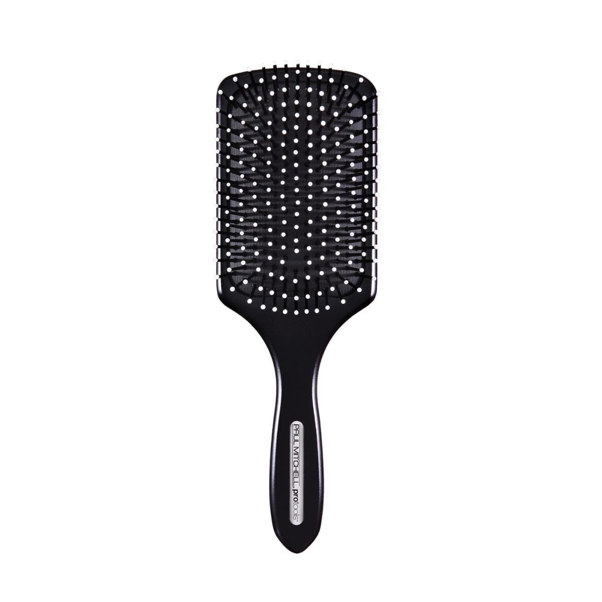 Paul Mitchell 427 paddle brush front view showing wide head for faster drying