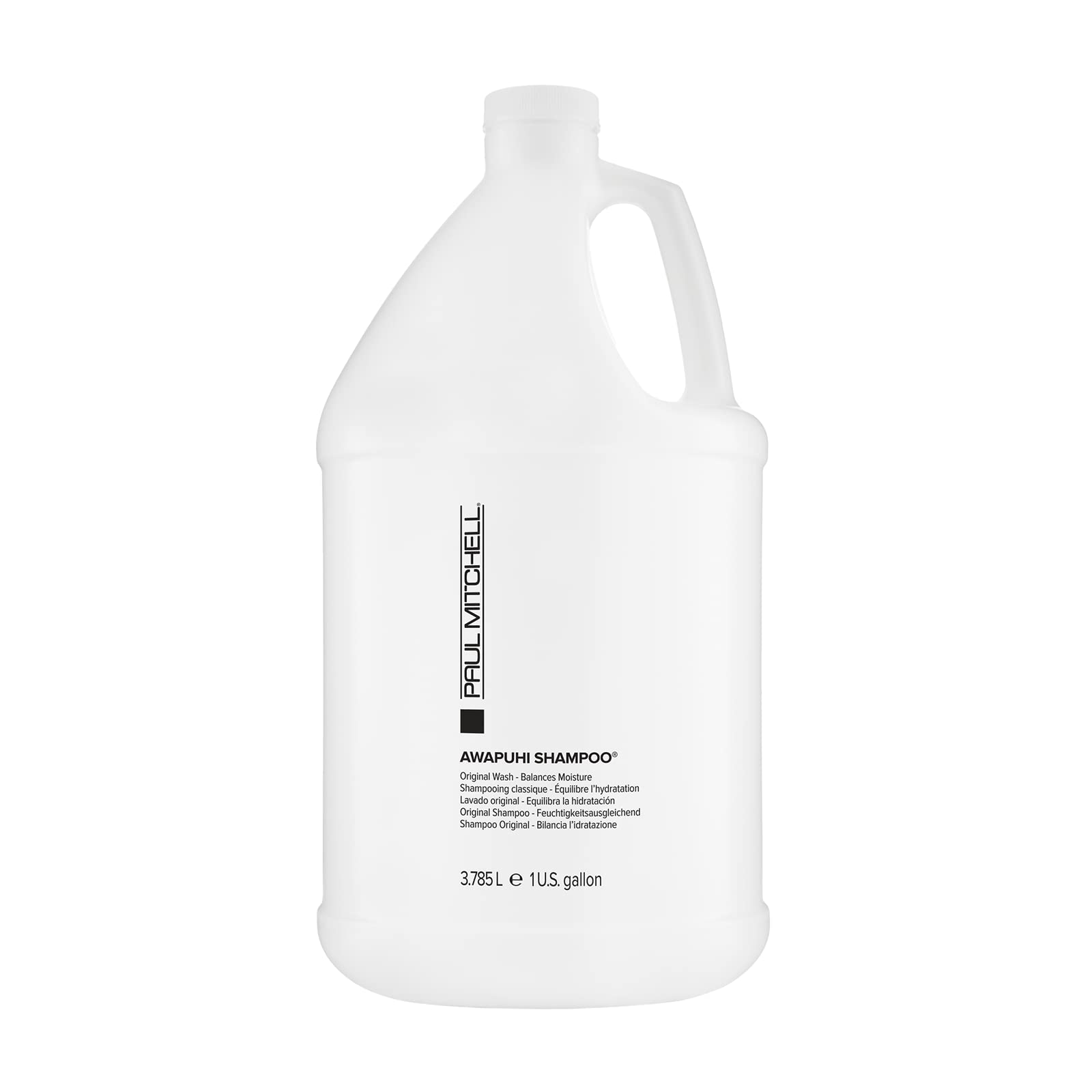 Paul Mitchell Awapuhi shampoo in salon setting for efficient dispensing