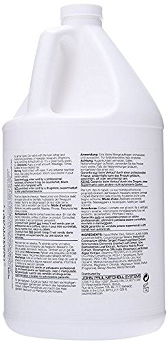 Paul Mitchell shampoo creamy lather texture demonstrating rich cleansing