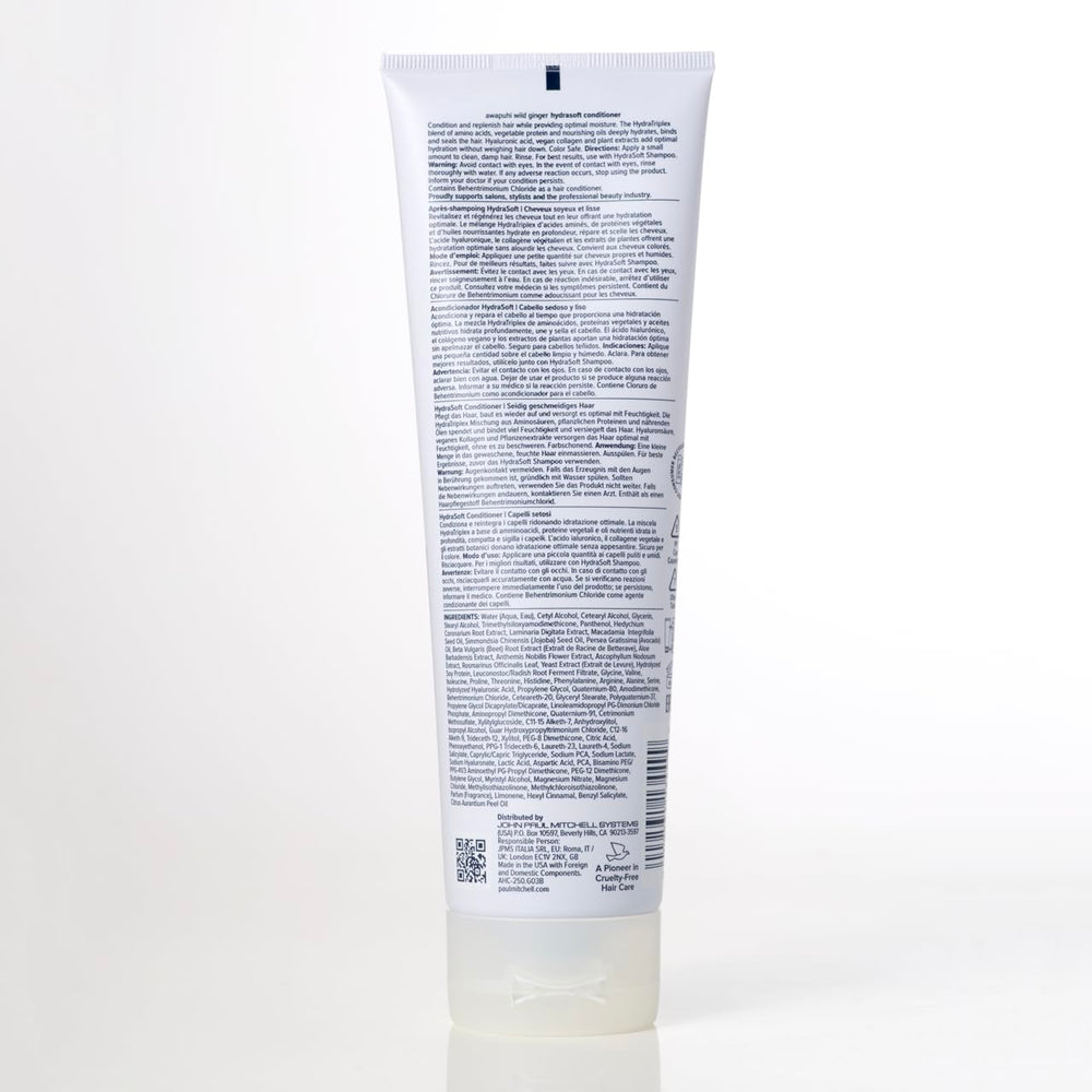 Awapuhi Wild Ginger recycled packaging label emphasizing sustainability benefit