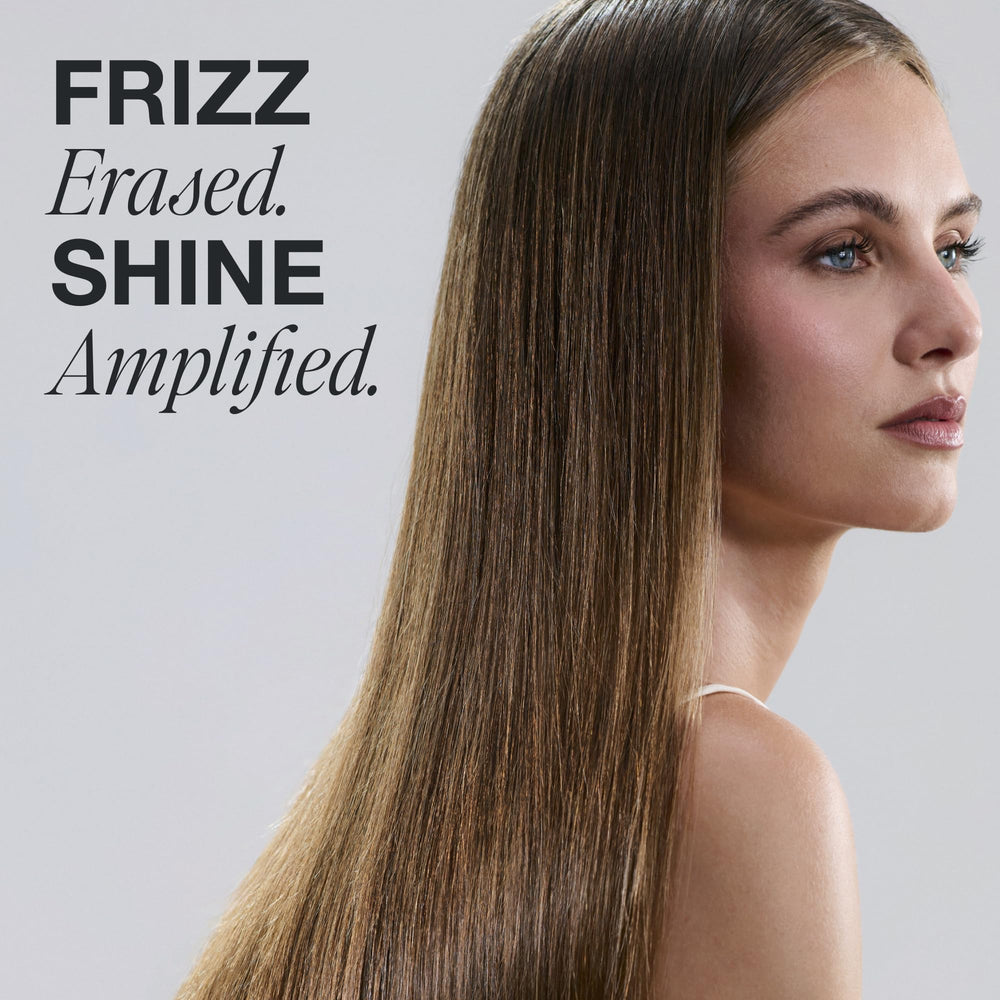 Paul Mitchell before and after showing reduced frizz and shine