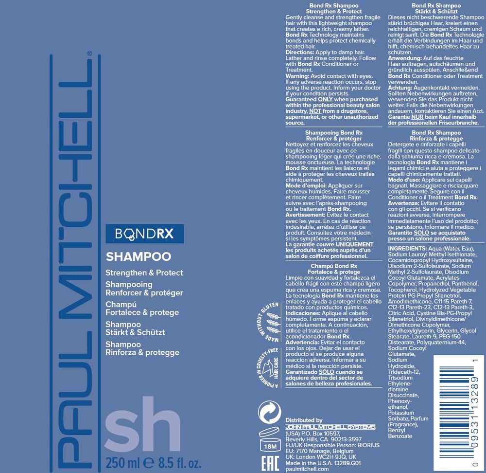 Paul Mitchell before and after chemically treated hair showing improved manageability