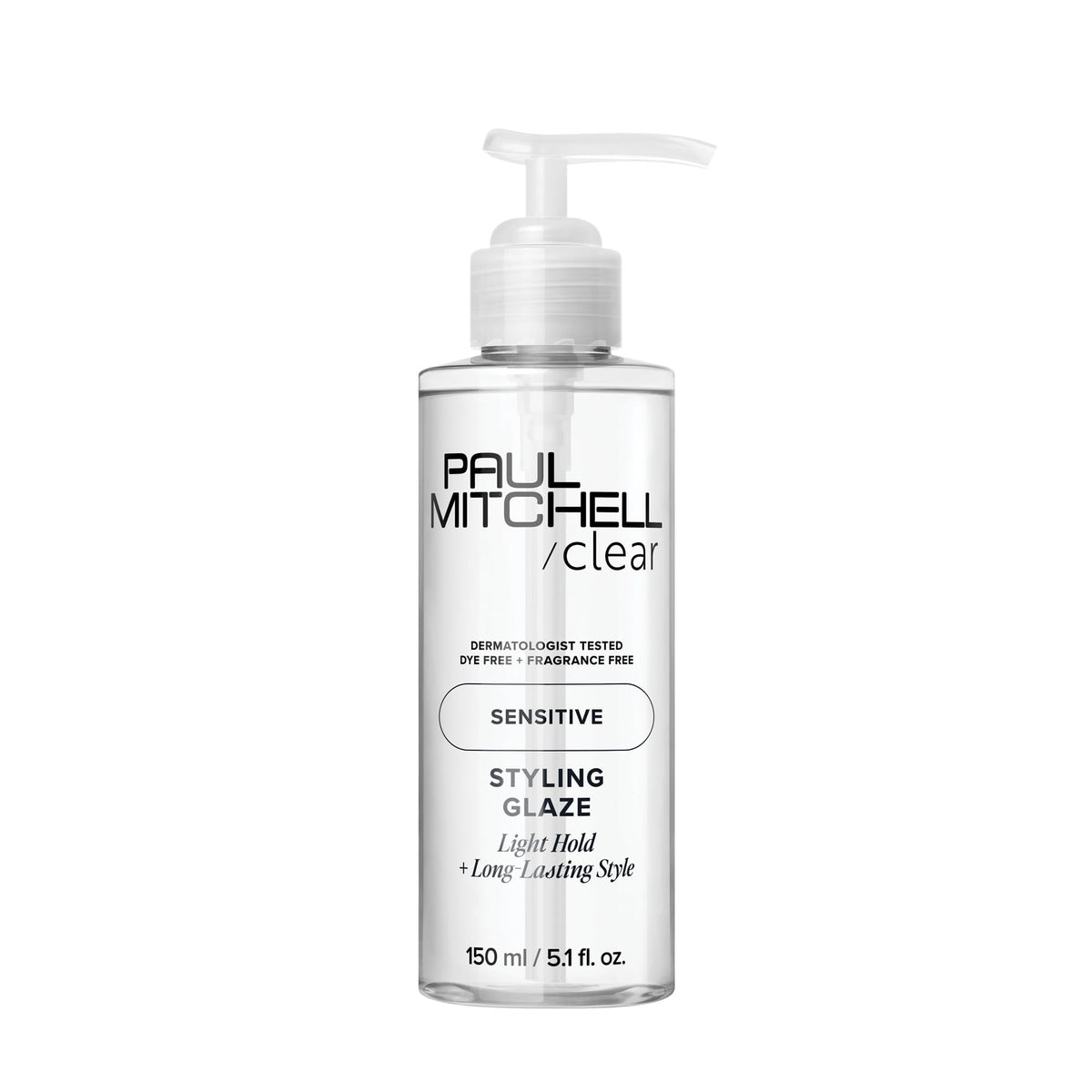 Paul Mitchell Clear Styling Glaze front view showing clean packaging and gentle formula benefits