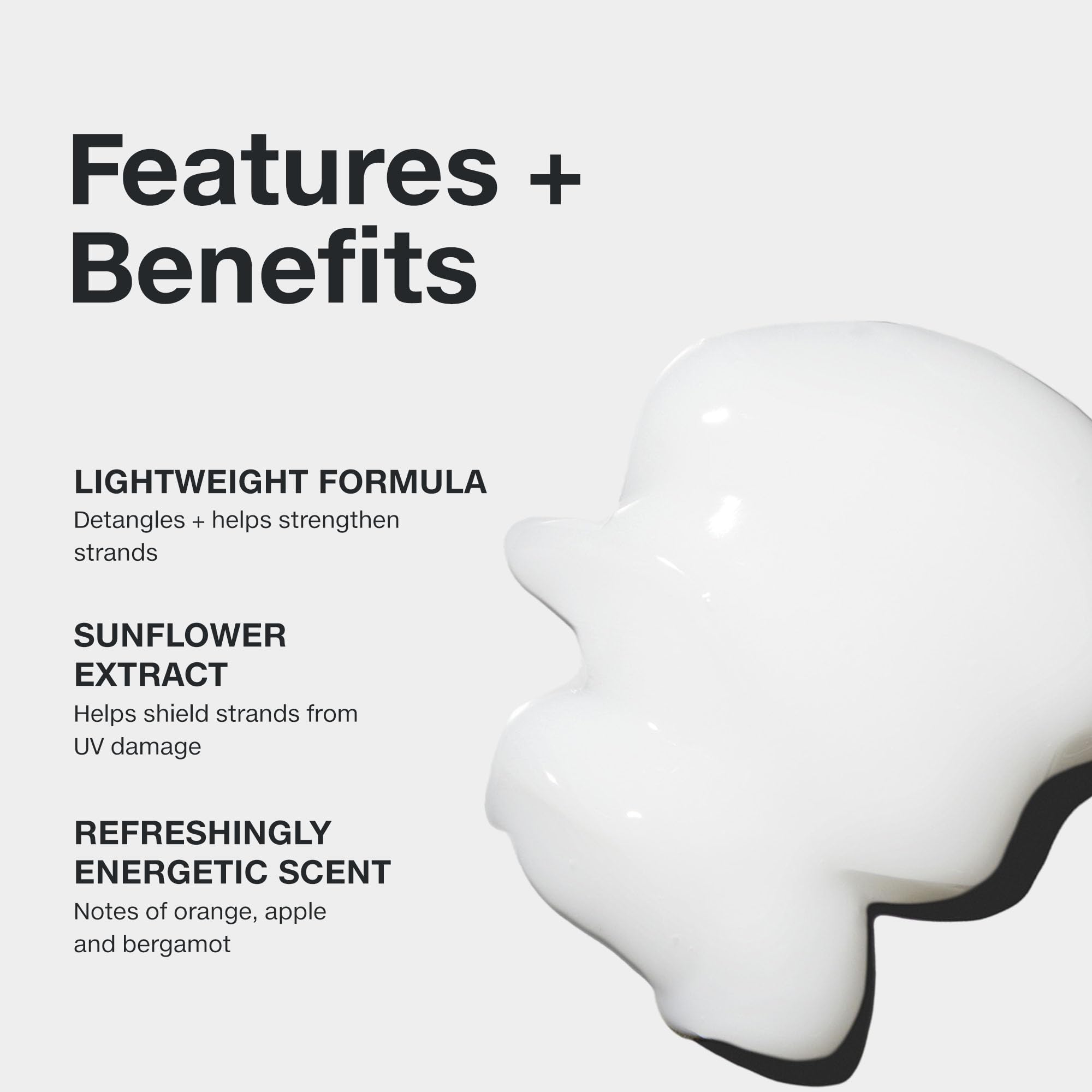 Paul Mitchell conditioner creamy texture close-up demonstrating smooth detangling benefit