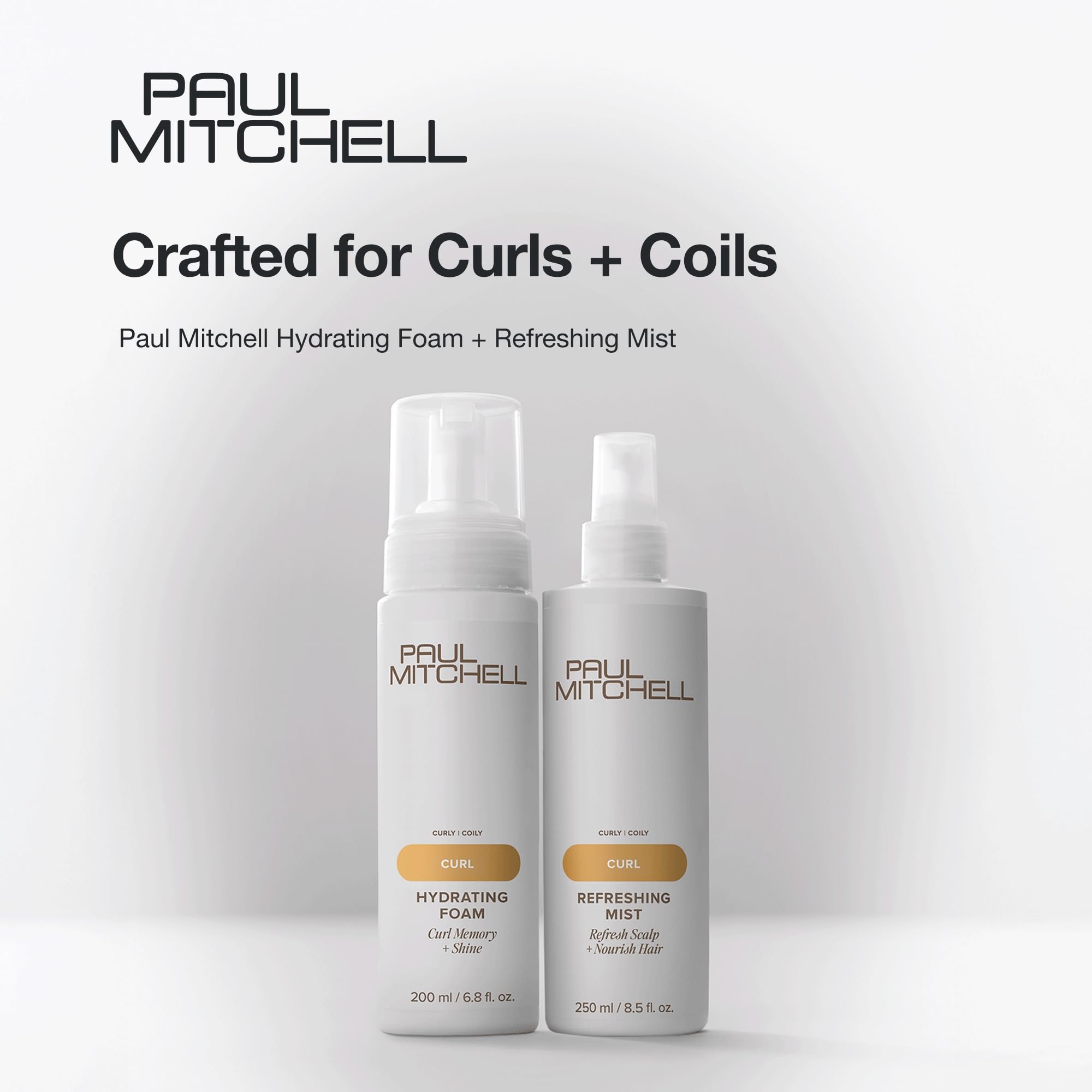 Paul Mitchell foam dispensing into palm showing easy application and even coverage