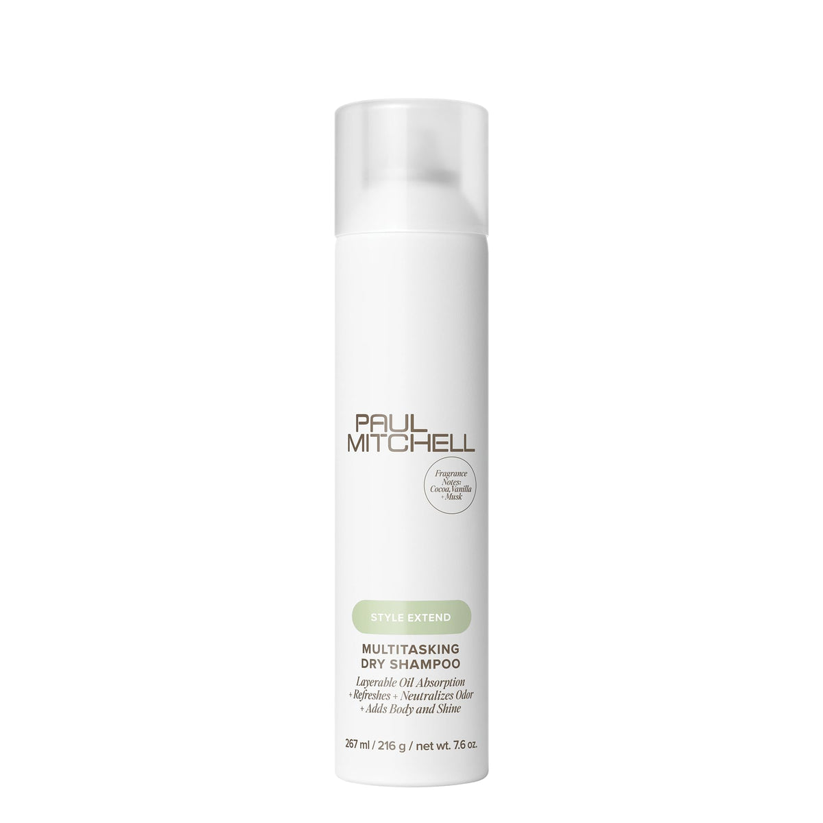 Paul Mitchell dry shampoo front packaging showing size and branding for quick identification