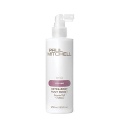 Paul Mitchell bottle front packaging showing product and benefit of volume