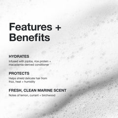 Paul Mitchell foam texture close-up highlighting lightweight, creamy hydration