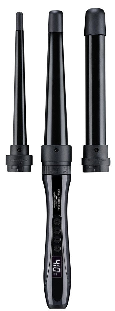 Paul Mitchell kit front packaging showing complete curling set and quick styling benefit
