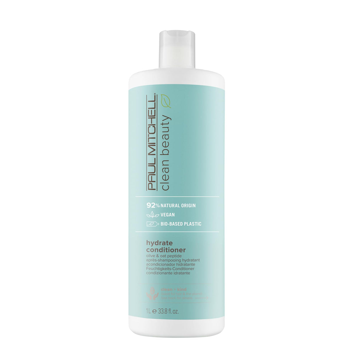 Paul Mitchell front bottle showing clean branding and hydration benefits