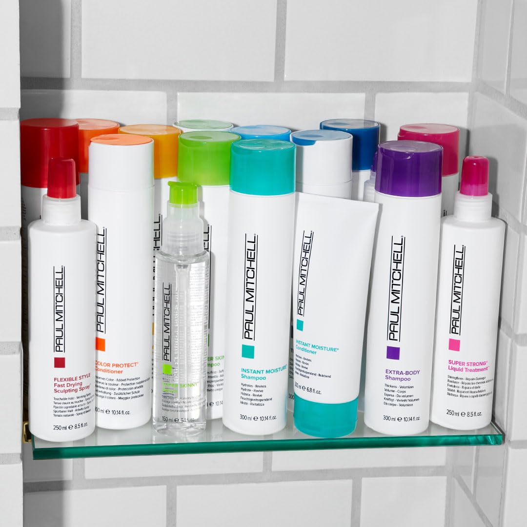 Paul Mitchell used by stylist on damaged hair improving manageability