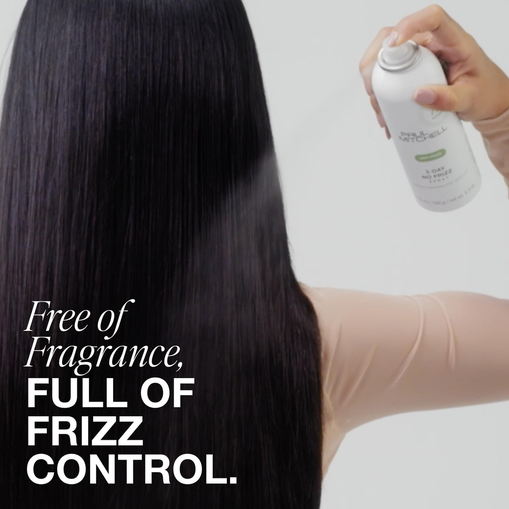 Paul Mitchell label close-up highlighting fragrance-free formula