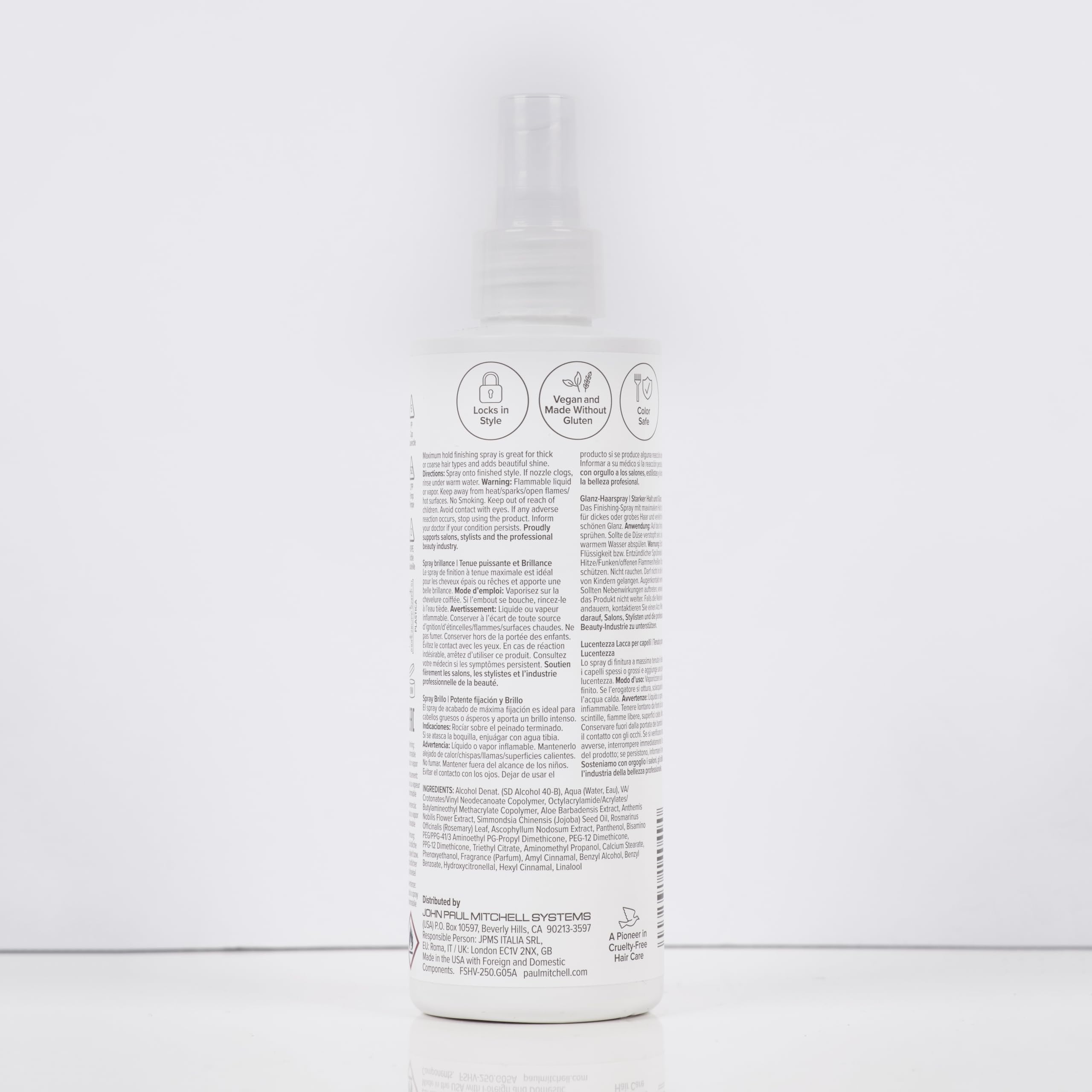 Paul Mitchell before-and-after coarse hair showing smoother glossy finish benefit: improved manageability