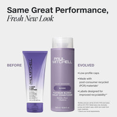 Paul Mitchell back label with directions and recycled materials info