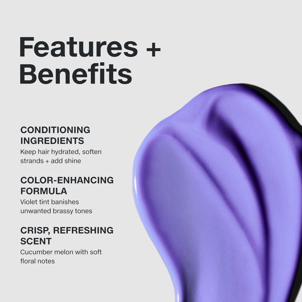 Paul Mitchell violet conditioner cream texture for even tone correction