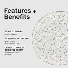 Paul Mitchell Shampoo One rich lather closeup showing foam for effective cleansing