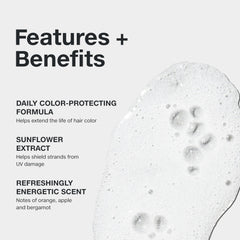 Paul Mitchell pump dispensing shampoo foam for easy daily application
