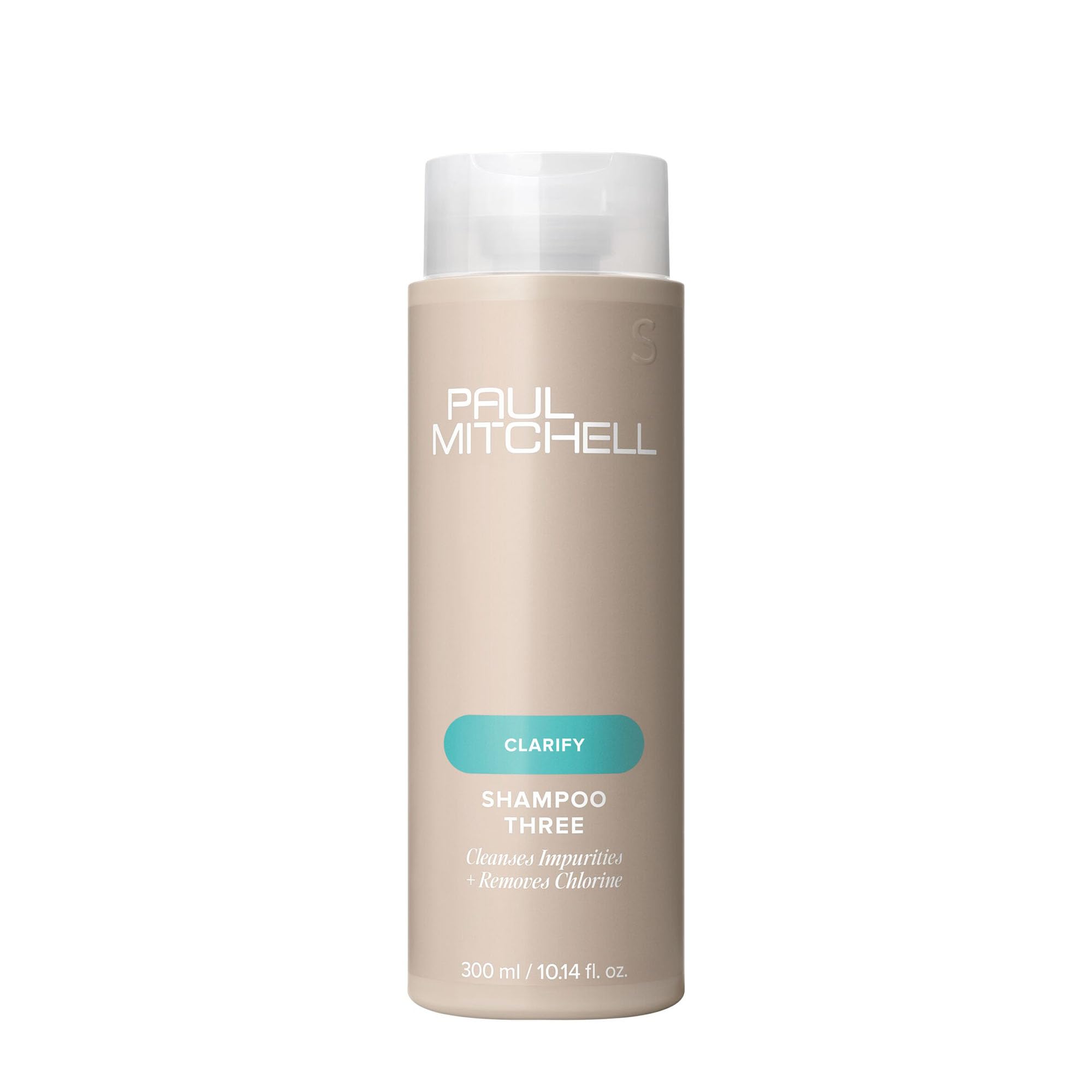Paul Mitchell front bottle showing label and clear benefit