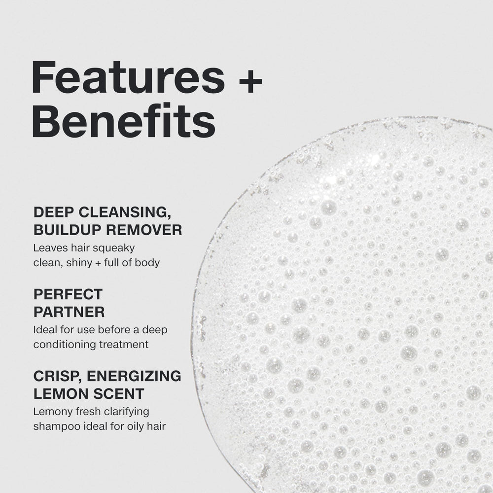 Paul Mitchell Shampoo Two creamy foaming texture close-up for thorough cleansing benefit