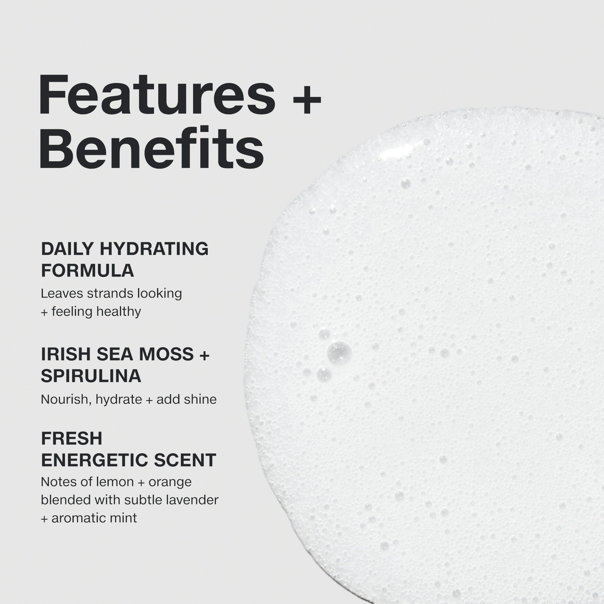 Paul Mitchell shampoo texture pouring to show lightweight moisturizing formula