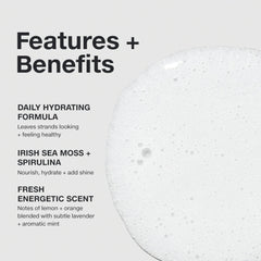 Paul Mitchell shampoo texture pouring to show lightweight moisturizing formula