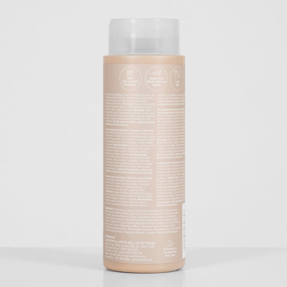 Paul Mitchell packaging detail showing recycled materials and sustainability