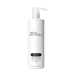 Paul Mitchell front packshot showing product and glossy finish benefit