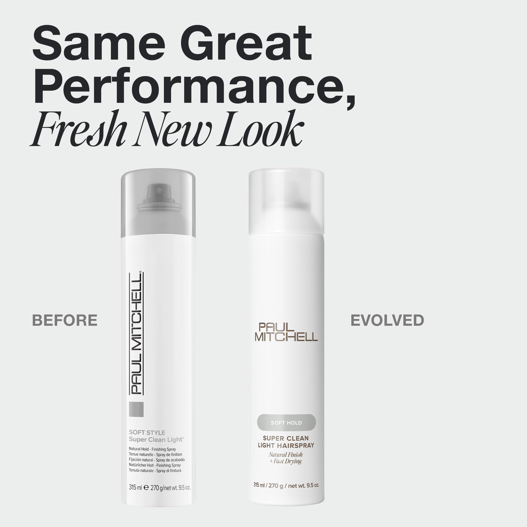 Paul Mitchell fine mist close-up demonstrating even coverage and quick dry benefit