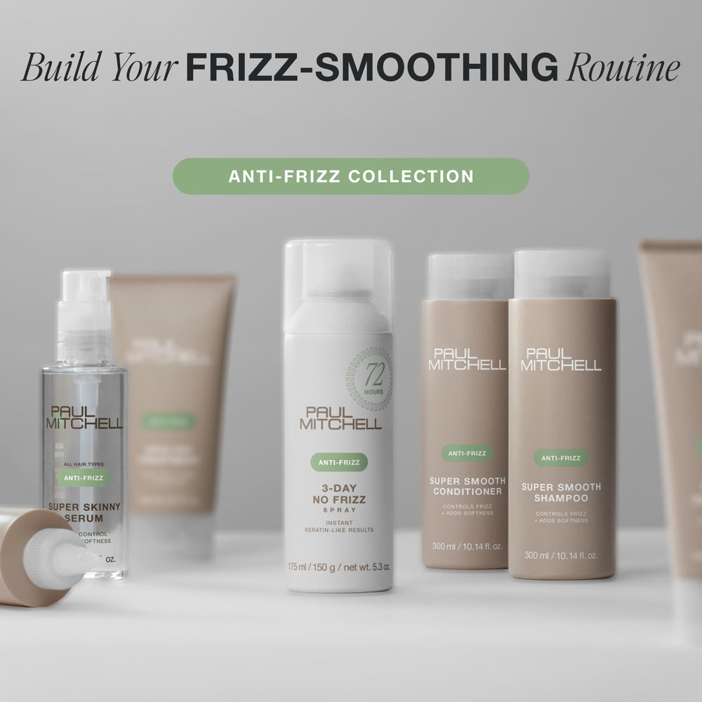 Paul Mitchell shampoo paired with conditioner for improved smoothness
