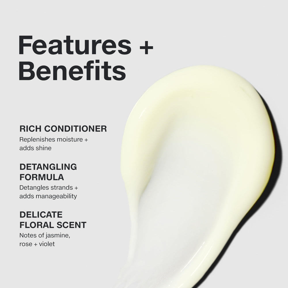 Paul Mitchell creamy conditioner texture showing smooth slip benefit