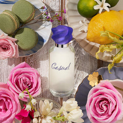 Paul Sebastian perfume mist spraying in air demonstrating fine atomization