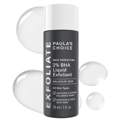 Paula's Choice front bottle showing clear label and compact size benefit