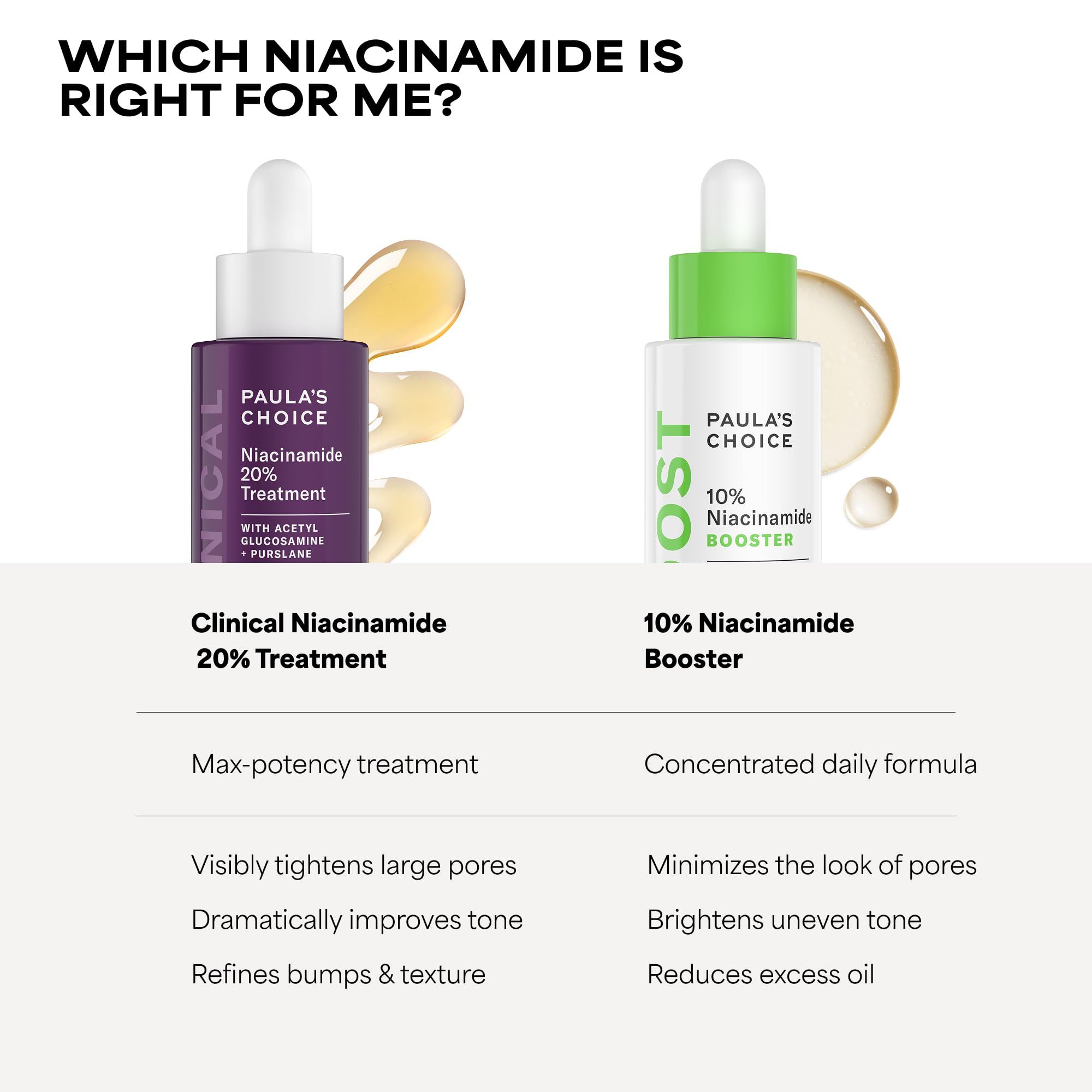 Paula's Choice before and after pores illustration demonstrating refinement