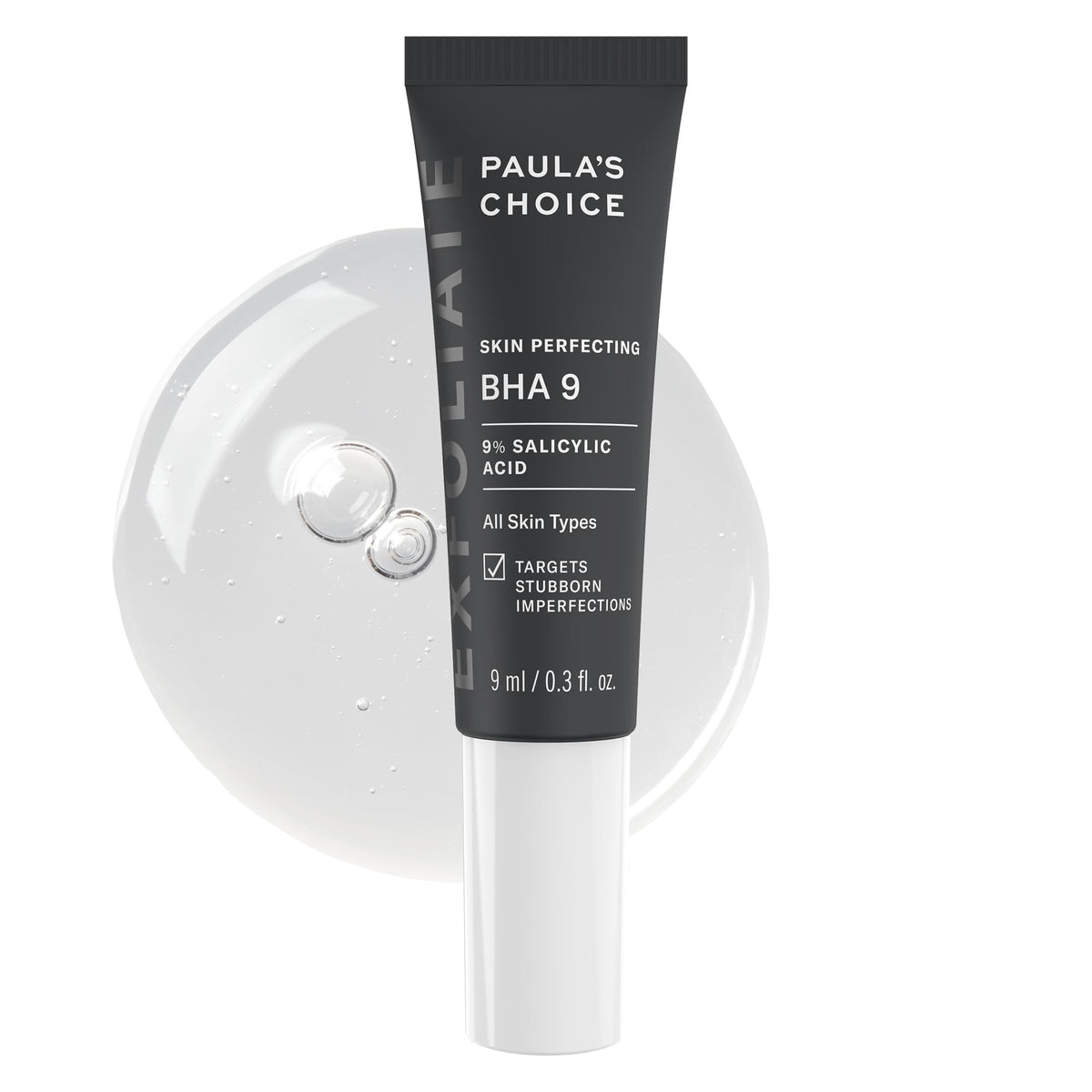 Paula's Choice front packaging showing compact 0.3 fl oz tube and brand clarity, perfect for travel