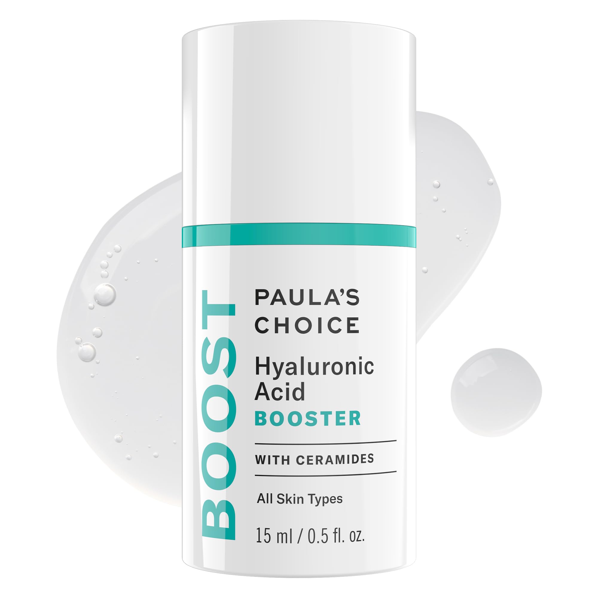Paula's Choice blended into moisturizer illustrating customizable hydration boost